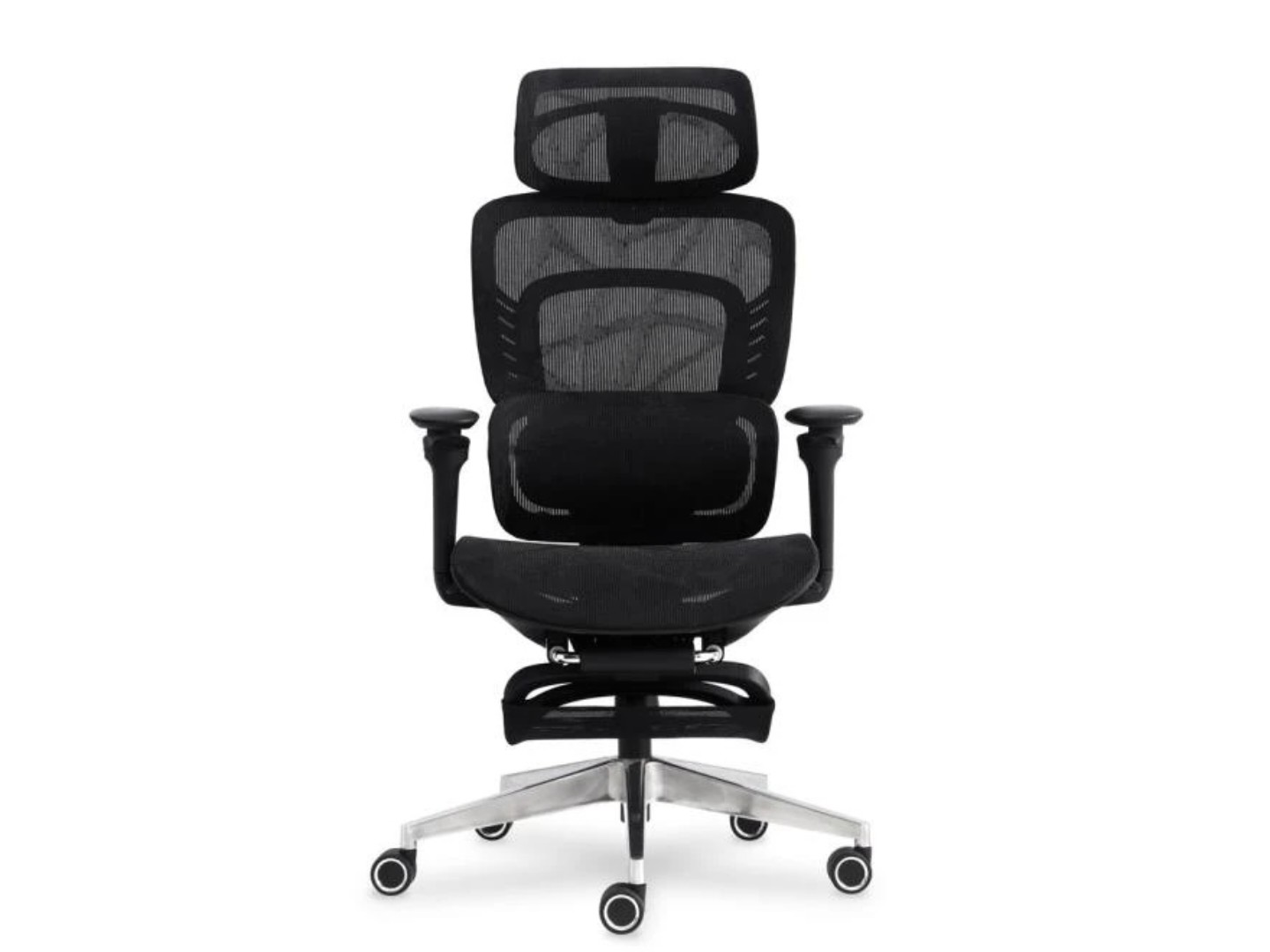 Крісло офісне Mealux M10 Air Massage Black (HF-M10 M/BB) — фото 1